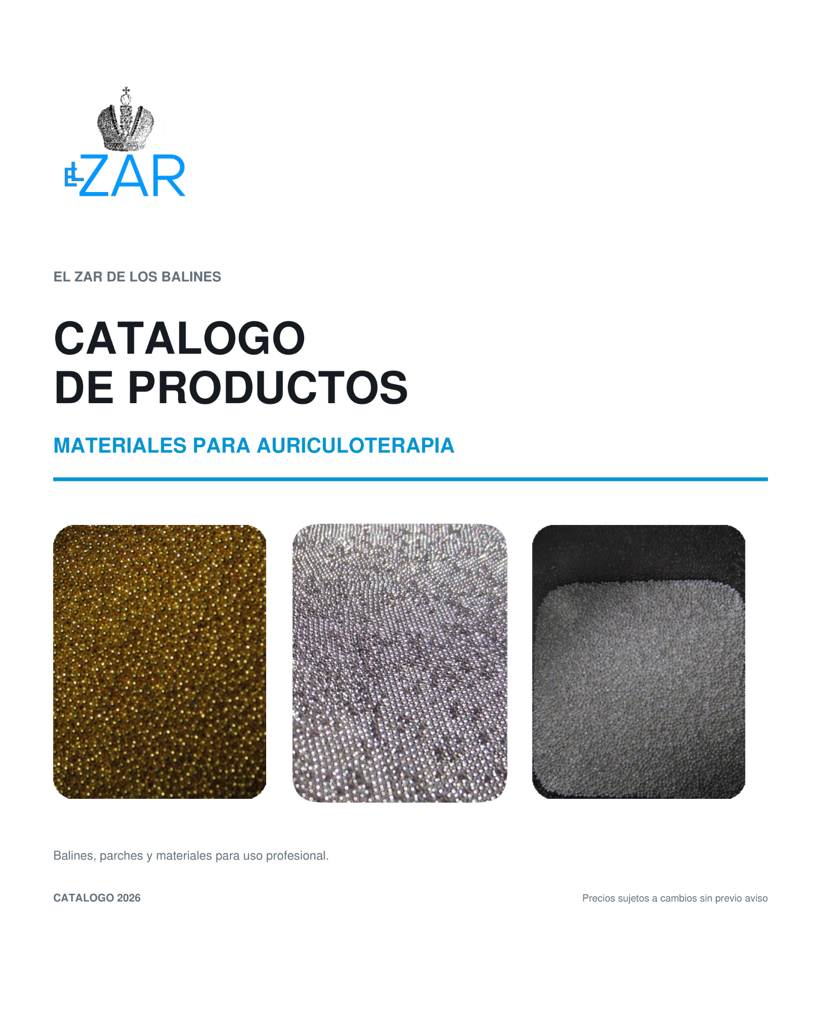 Catálogo El Zar de los Balines